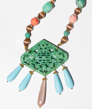 Katerina Psoma Aurora Green Jade Necklace