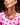 Katerina Psoma Short Necklace with yellow and pink beads Murano Glass