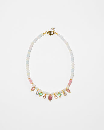 Katerina Psoma Albia White Agate Short Necklace