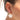 Katerina Psoma White mother of pearl Flower hook Earrings 925 gold plated silver