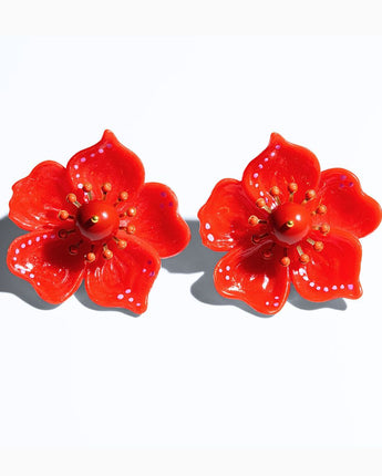 Katerina Psoma big red resin flowers