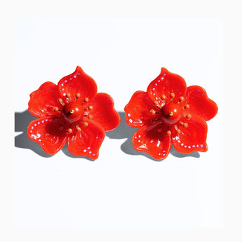 Katerina Psoma big red resin flowers