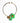 Katerina Psoma Cassia Green Flower Collar Necklace