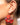 Katerina Psoma  Red Flower dangle Earrings