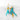 Katerina Psoma Lola Turquoise Coral Hoop Earrings