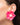 Katerina Psoma Cassia Fuchsia Flower Earrings