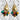 Katerina Psoma Amore Dangle Earrings with Various Stones