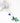 Katerina Psoma Green Murano Coral Chain Pendant Necklace gold plated chain