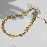 Katerina Psoma Domna gold plated Necklace with Indian Beads
