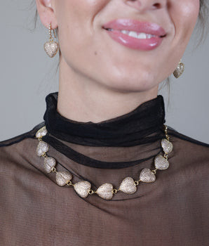 Amore Crystal Short Necklace