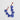 Katerina Psoma Zinnia Blue Flower Statement Necklace