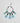 Katerina Psoma statement Colorful beaded necklace with turquoise, green, and purple beads