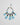 Katerina Psoma statement Colorful beaded necklace with turquoise, green, and purple beads