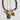 Katerina Psoma Short double row Necklace with colorful beads and charms