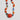 Katerina Psoma short necklace with coral and trade beads