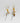 katerina Psoma gold plated hoop earrings with metal corals