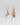 katerina Psoma gold plated hoop earrings with metal corals