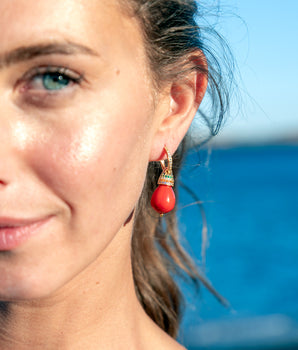 katerina psoma coral hoops