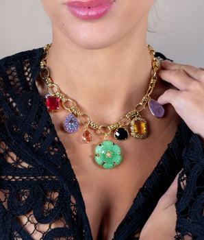 Claudia Charm Chain Necklace