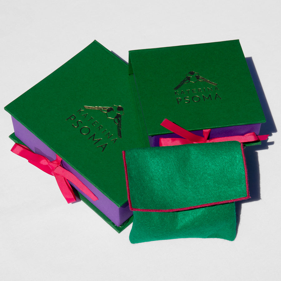 Katerina Psoma Special Packaging for Alice Mini Clip Rosettes