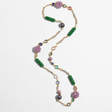 Katerina Psoma long necklace with MULTI COLORED stones