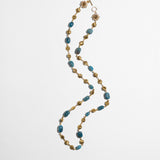 Katerina Psoma long necklace with apatite blue stones
