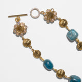 Katerina Psoma long necklace with apatite blue stones