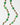 Katerina Psoma long necklace with GREEN JADE stones