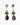 Katerina Psoma PURPLE BROWN Dangle Earrings