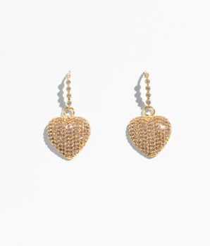 Amore Crystal Hook Earrings
