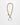 Katerina Psoma Bone Crescent Long Pendant with gold plated brass chain