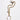Katerina Psoma Bone Crescent Long Pendant with gold plated brass chain