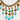 Katerina Psoma Amphitrite Short Turquoise Necklace