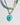 Katerina Psoma White and Blue Short Necklace double row enamel heart