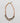 Katerina Psoma Short Orange Necklace with semiprecious stones, crystals, chevron beads