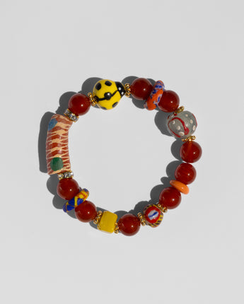 Katerina Psoma carnelian bracelet with beads