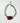 Katerina Psoma Carved rose necklace with jade