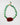 Katerina Psoma Carved rose necklace with jade