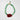 Katerina Psoma Carved rose necklace with jade
