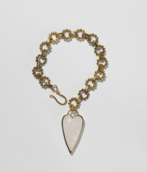Amore Bracelet with White Heart