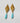 Katerina Psoma Calypso Shell Turquoise Earrings