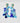 Katerina Psoma  Blue Dangle Earrings