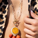 Katerina Psoma  Coral Drop Pendant