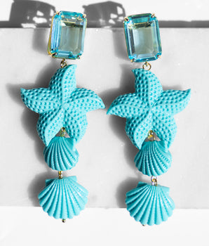 Katerina Psoma Nora Turquoise Earrings