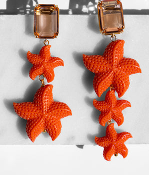 Katerina Psoma Nora Coral Earrings