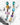 Katerina Psoma Multicoloured Dangle Crystal Earrings