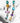 Katerina Psoma Multicoloured Dangle Crystal Earrings