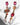 Katerina Psoma Red Crystal Dangle Earrings
