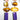 Katerina Psoma Purple and Yellow Dangle Earrings