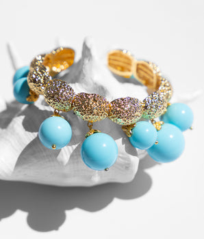 Katerina Psoma Valeria Bracelet with turquoise beads